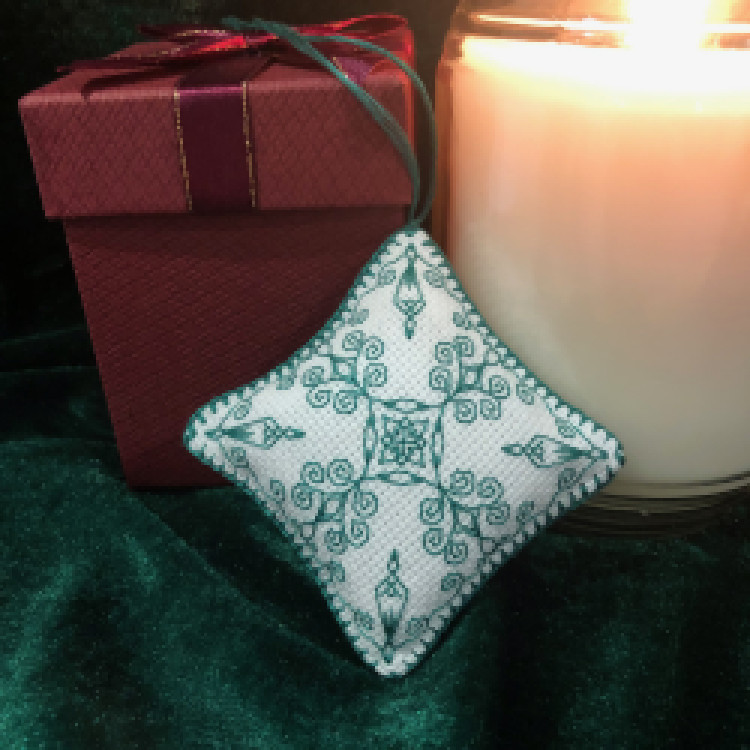 Photo of Blackwork Ornament cross stitch pattern