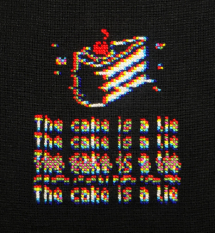 Photo of CAKE (mini) cross stitch pattern
