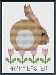 Photo of Easter Bunny cross stitch pattern