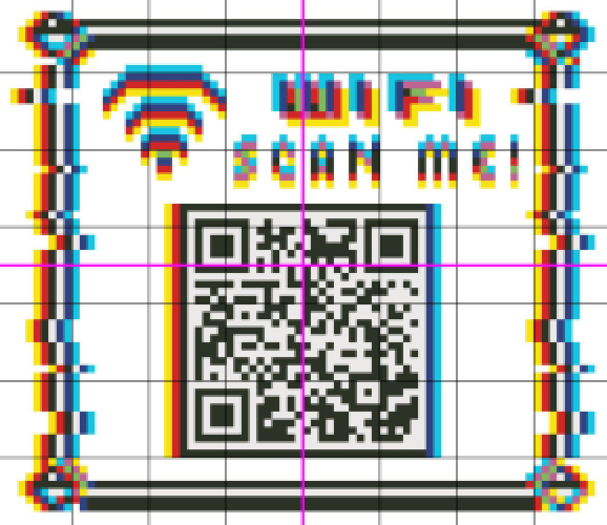 Rick Roll QR Code a Cross Stitch pattern by The Retro Stitcher