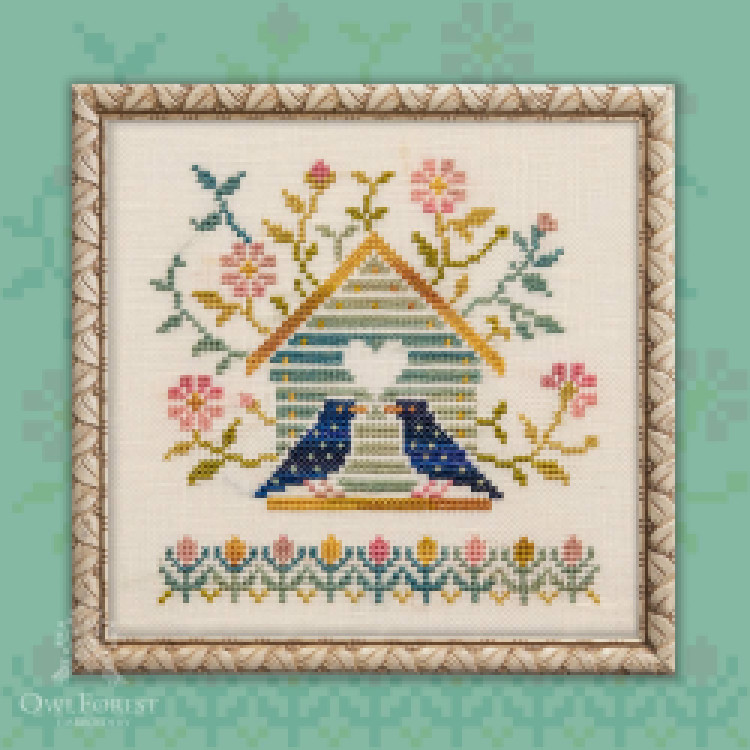Photo of Starlings cross stitch pattern