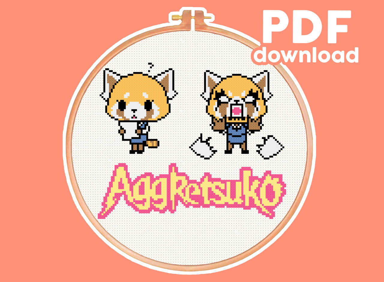  Image of Aggretsuko by Stitched Cat