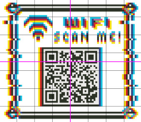  Image of Rick Roll QR Code by The Retro Stitcher
