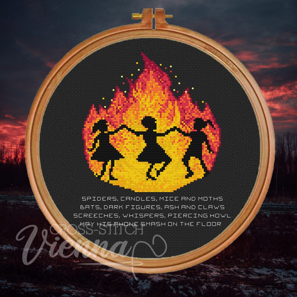  Image of Spellcasting Fire by Cross Stitch Vienna